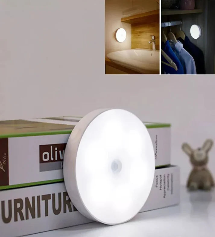 LumaSense Motion Sensor LED Light for Home – Wireless (Pack of 2)