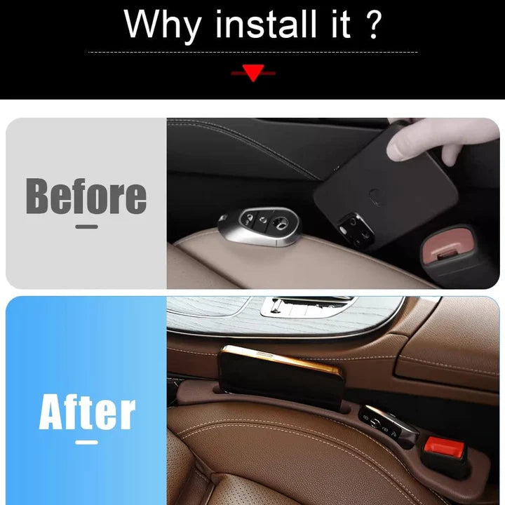 Car Seat Gap Stopper - No More Dropping Phones & Keys
