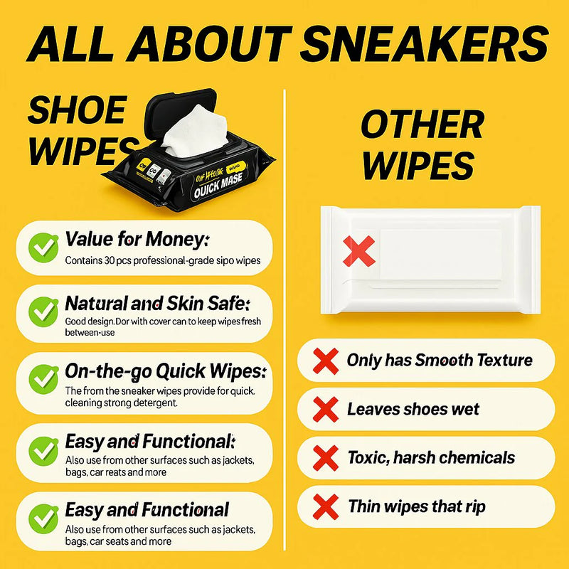 UltraSole™ – Instant Sneaker Cleaning Wipes | Buy 1 Get 1 Free