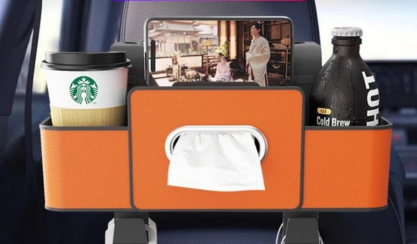 Car Multi-Function Backrest Storage Box