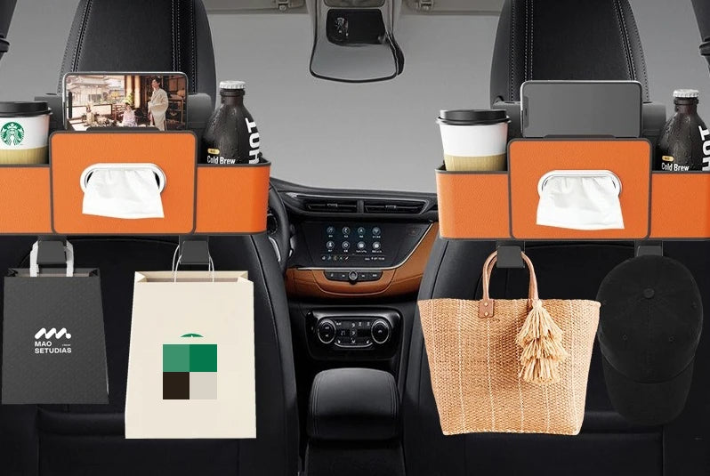 Car Multi-Function Backrest Storage Box