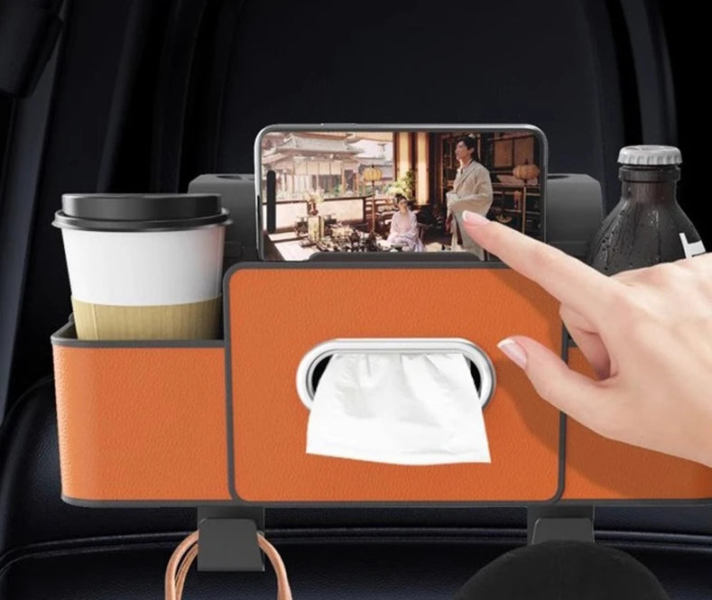Car Multi-Function Backrest Storage Box