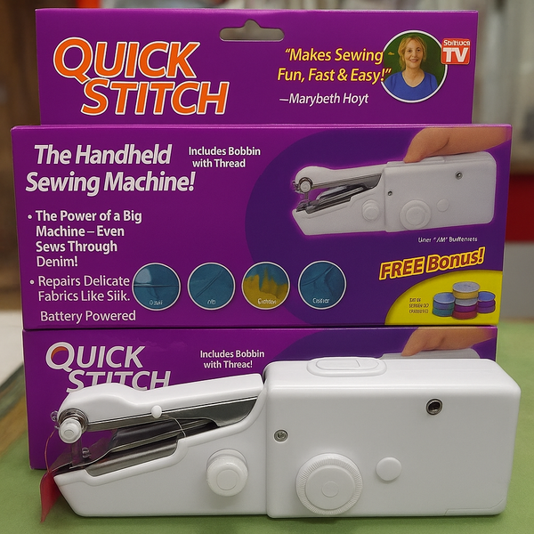 QuickStitch™ – Portable Electric Stitching Machine