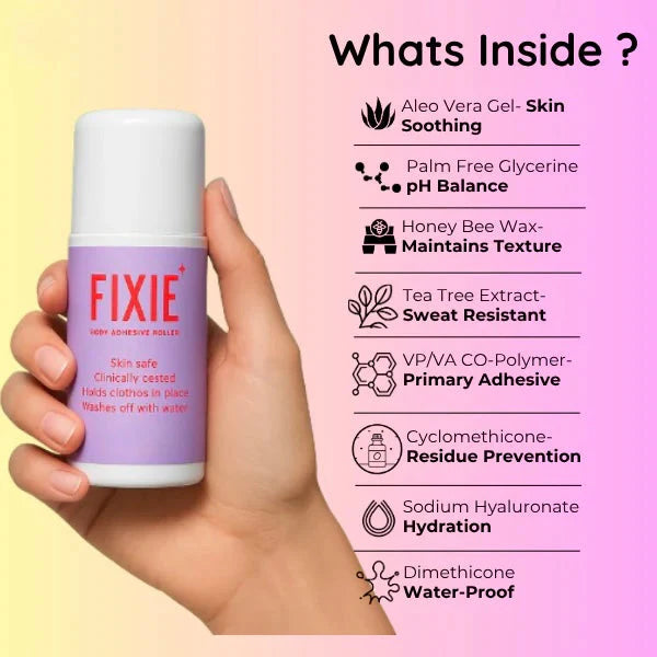 FIXIE – Instant Clothing Fixer | No Pins, No Stitches, Just Confidence!